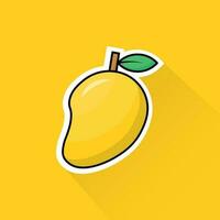 Illustration Vector of Mango in Flat Design