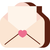 romantic letter sticker png