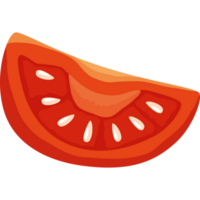 porción de tomate fresco vegetal png