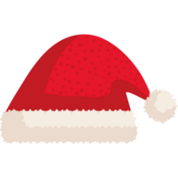 jul santa röd hatt png