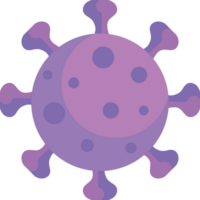 covid19 virus partícula púrpura png