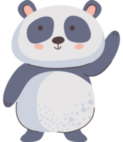 animal panda fofo png