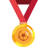 voetbal sport medaille prijs png