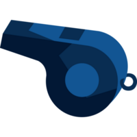 accesorio de silbato azul png
