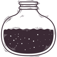 esoteric magic potion flask png