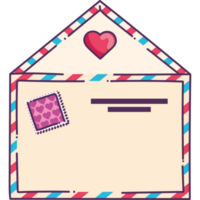 love heart in envelope png