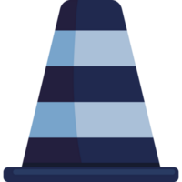 blue traffic cone signal png