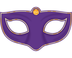 lilla mardi gras maschera png