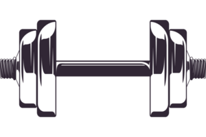 dumbbell gym equipment png