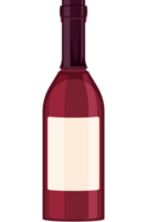 bouteille de vin rouge frais png