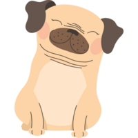 mascote cachorro fofo png