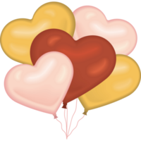 hearts love balloons helium png