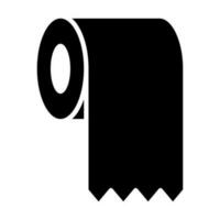 Toilet Roll Vector Glyph Icon Design