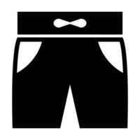 Shorts Vector Glyph Icon Design