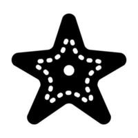 StarFish Vector Glyph Icon Design
