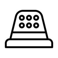 Thimble Icon Design vector