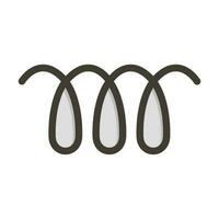 Spring Vector Thick Line Filled Colors Icon Design