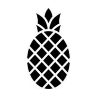 piña vector glifo icono diseño