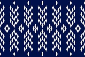 Ethnic ikat seamless pattern in tribal. Aztec geometric ethnic ornament print. Ikat pattern style. vector