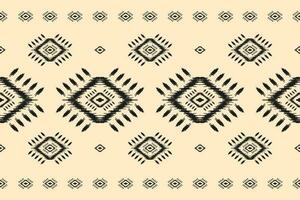 Carpet ethnic tribal pattern art. Ethnic ikat seamless pattern. American, Mexican style. vector