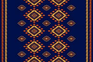 Carpet ethnic tribal pattern art. Ethnic ikat seamless pattern. American, Mexican style. vector