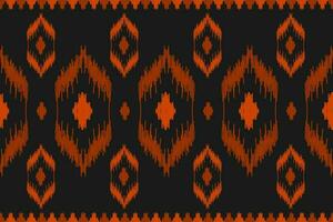 Carpet ethnic tribal pattern art. Ethnic ikat seamless pattern. American, Mexican style. vector