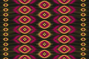 Carpet ethnic tribal pattern art. Ethnic ikat seamless pattern. American, Mexican style. vector