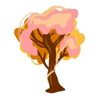 Tree illustration cute art vector