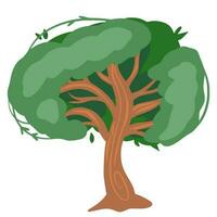 Tree illustration cute art vector