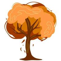 Tree illustration cute art vector