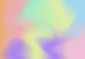 grainy colourful holographic gradient backgroung vector