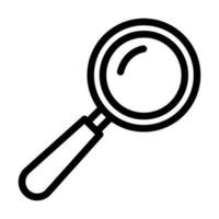 Magnifying Glass Icon Design vector