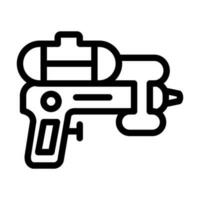 diseño de icono de pistola de agua vector