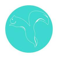 squirrel icon illustration vector