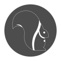 squirrel icon illustration vector