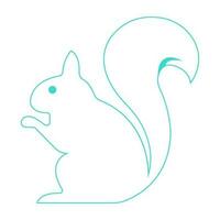 squirrel icon illustration vector