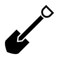 Shovel Vector Glyph Icon Design