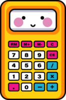 calculator school supply kawaii png