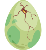 oeuf de dinosaure vert png