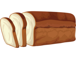 fresh white bread food png