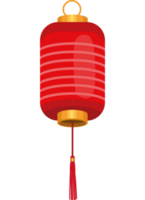 lampada cinese rossa png