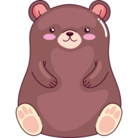 cute bear kawaii animal png