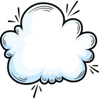 cloud pop art style png