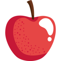 färsk äpple frukt röd png