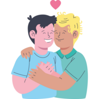 gay lovers couple png