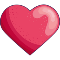 amor corazon rojo png