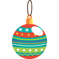 boule de noël suspendue png