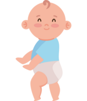 cute little baby walking png