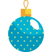 blue christmas ball hanging png