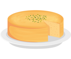 kunafa traditionell muslim mat png